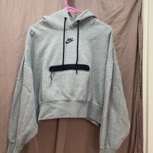 Nike Tech Crop Top Hoodie- Women’s Size XS